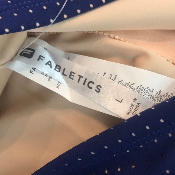 Fabletics Swim Tank Top sz Large NWT - Picture 9 of 13